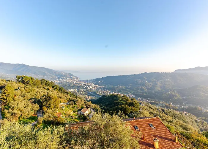 Cozy Pool-side House With Sea View Rapallo